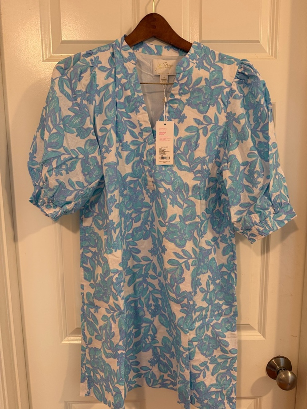 Lilly Pulitzer Mialeigh Elbow Sleeve Linen Dress